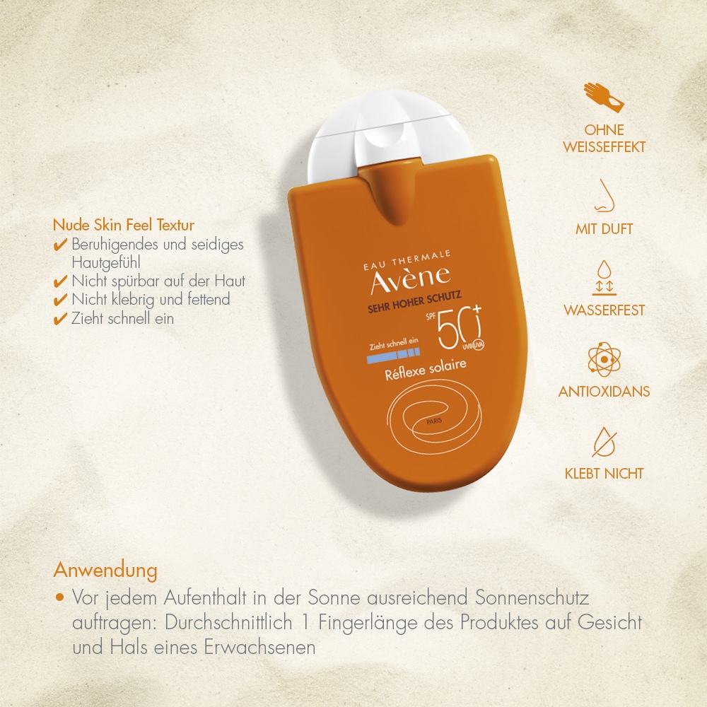Avène Réflexe solaire SPF 50+    30 ml Emulsion