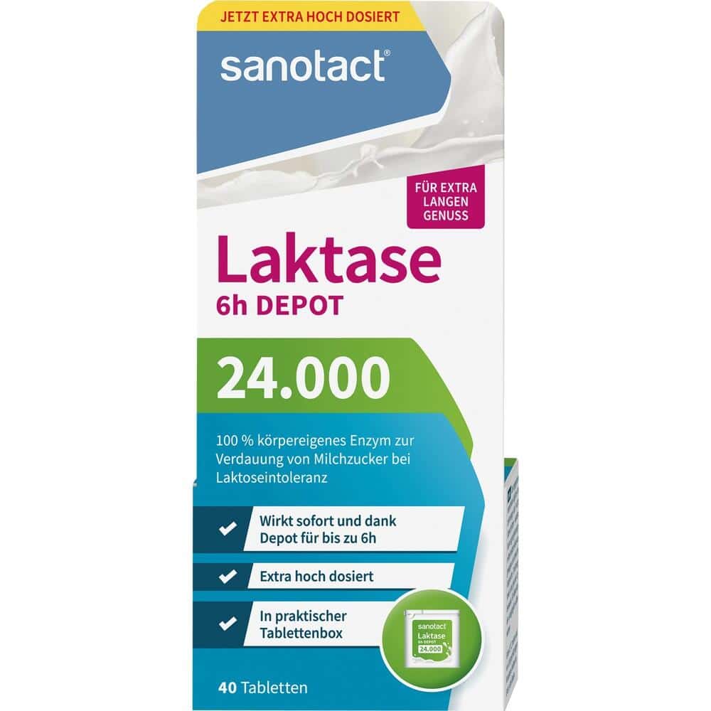 sanotact Laktase 6h DEPOT 24.000 40 St Tabletten