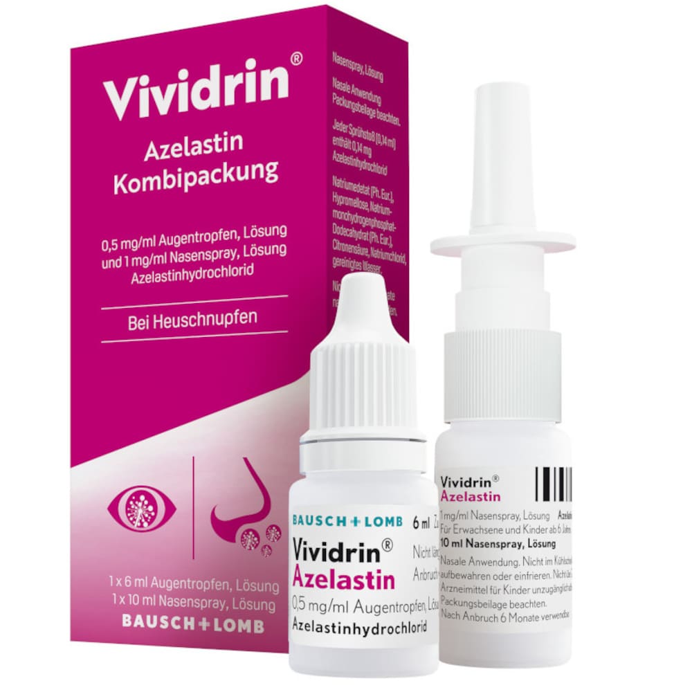 Vividrin Azelastin Kombipackung  1 Packung Kombipackung