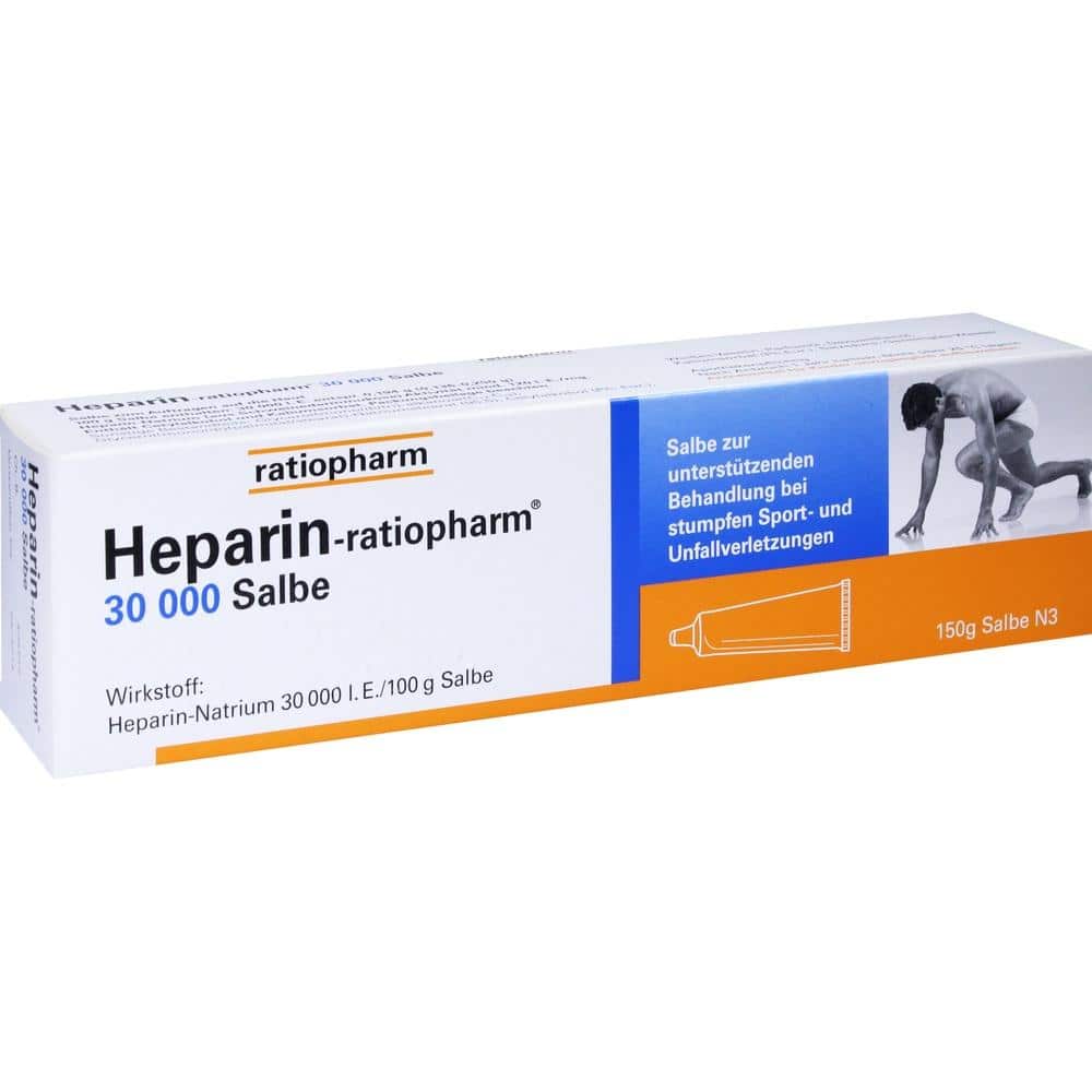 Heparin-ratiopharm 30000 150 g Salbe