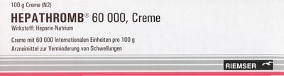 Hepathromb 60000 100 g Creme