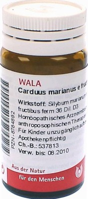Carduus marianus e fructibus D3 Globuli 20 g Globuli