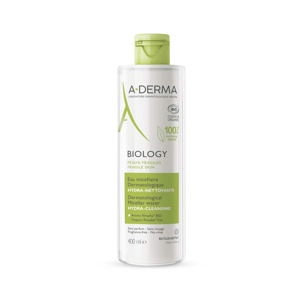 A-DERMA BIOLOGY  Mizellen-Gesichtswasser 400 ml Lotion