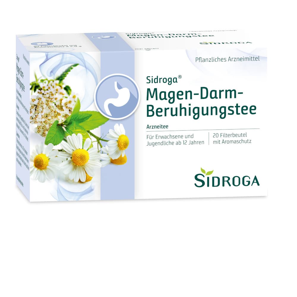SIDROGA Magen-Darm-Beruhigungstee Filterbeutel 20X2.0 g Tee