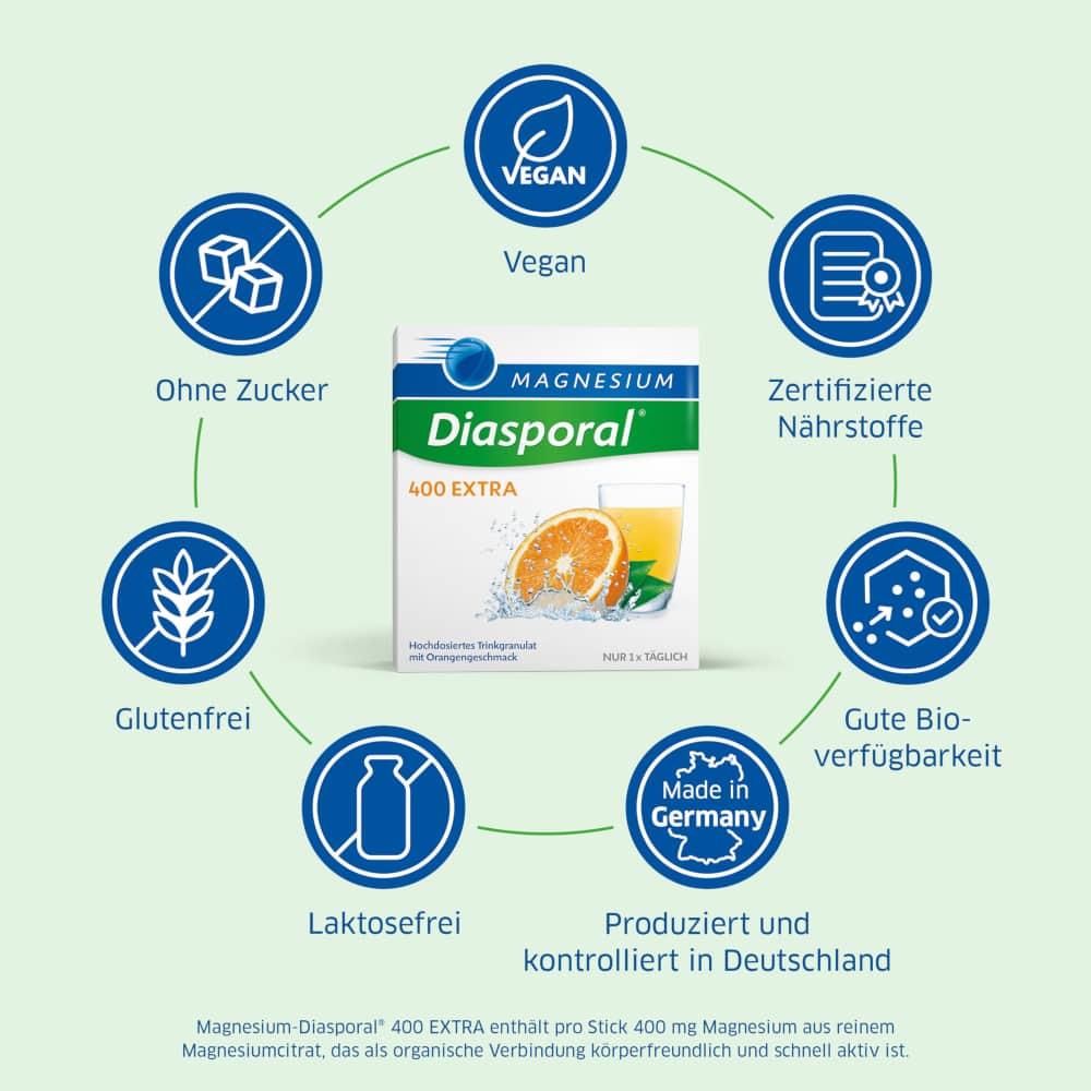 MAGNESIUM Diasporal 400 EXTRA 50 St Granulat