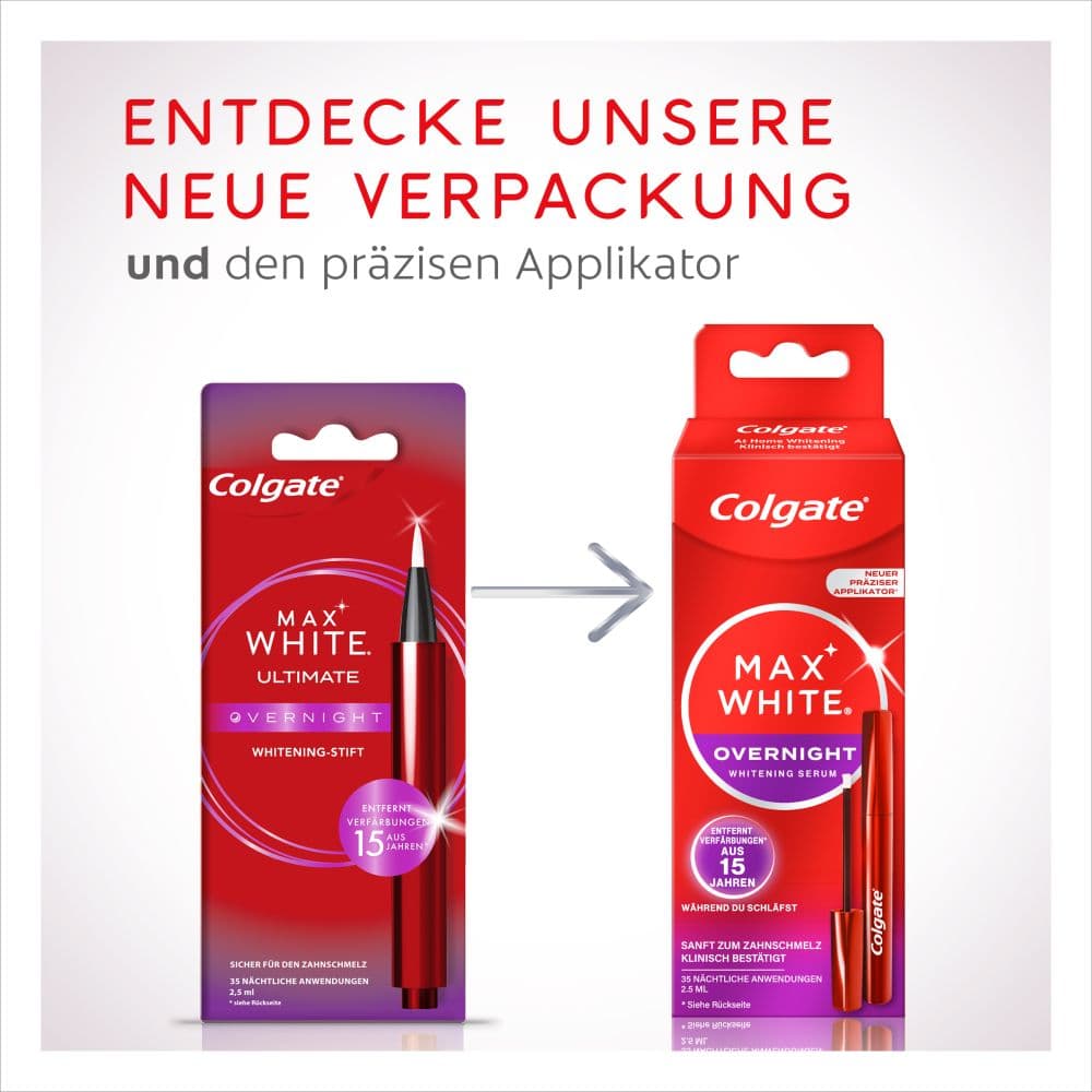 Colgate Max White Overnight Serum 2.5 ml Colgate Max White Overnight Serum 2.5 ml
