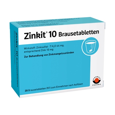 Zinkit 10 20 St Brausetabletten