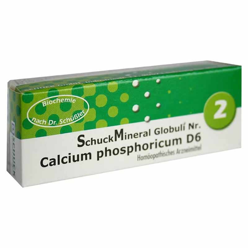 SCHUCKMINERAL 2 Calcium phosphoricum D 6 7.5 g Globuli