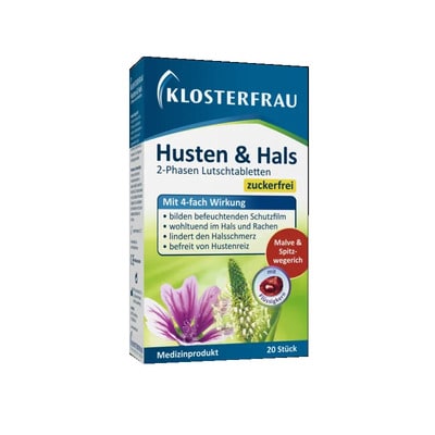 KLOSTERFRAU Husten & Hals 20 St Lutschtabletten