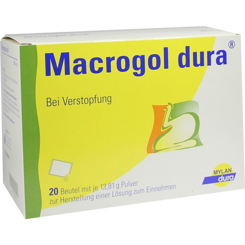 Macrogol dura Pulver 20 St Pulver