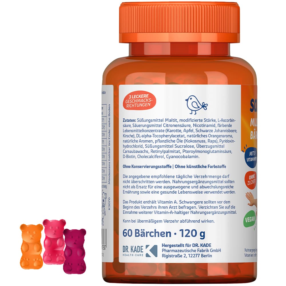 sanostol MULTI-VITAMIN BÄRCHEN 60 St