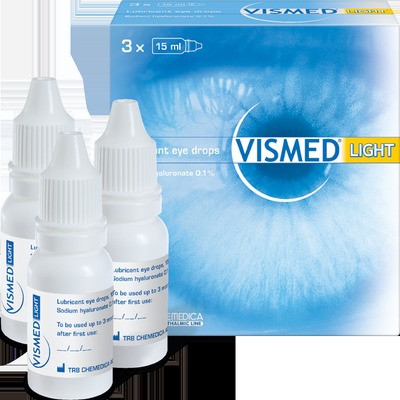 VISMED light Augentropfen 3X15 ml Augentropfen