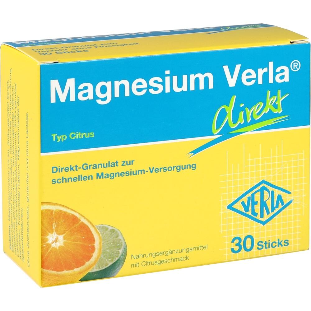 Magnesium Verla direkt Citrusgeschmack 30 St Granulat
