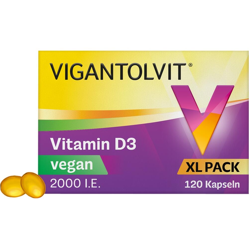 VIGANTOLVIT Vitamin D3 2000 I.E. 120 St Weichkapseln