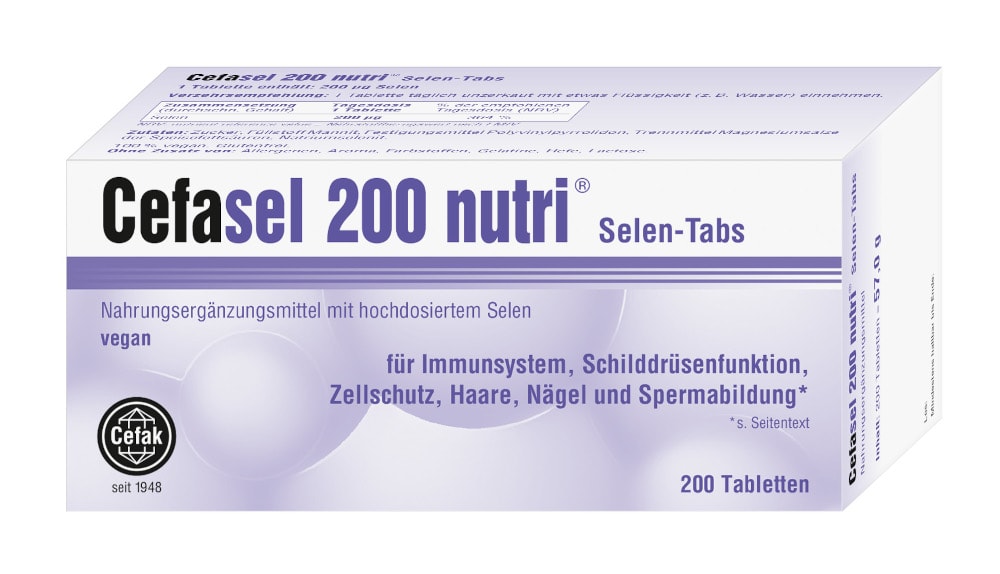 Cefasel 200 nutri Selen-Tabs 200 St Tabletten