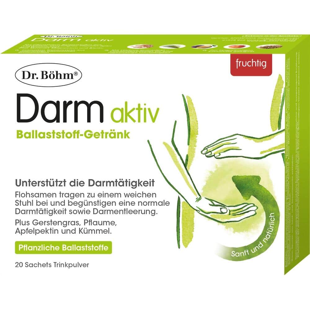 Dr. Böhm Darm aktiv Ballaststoff-Getränk 20X6.3 g Pulver