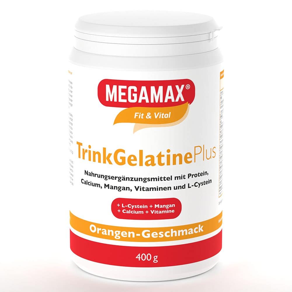 MEGAMAX Trinkgelatine Pulver 400 g Pulver