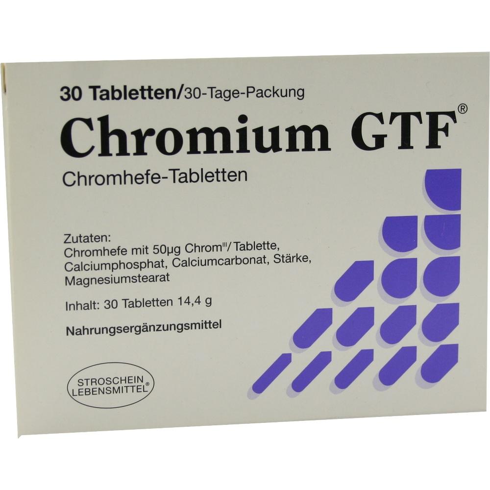 CHROMIUM GTF Tabletten 30 St Tabletten