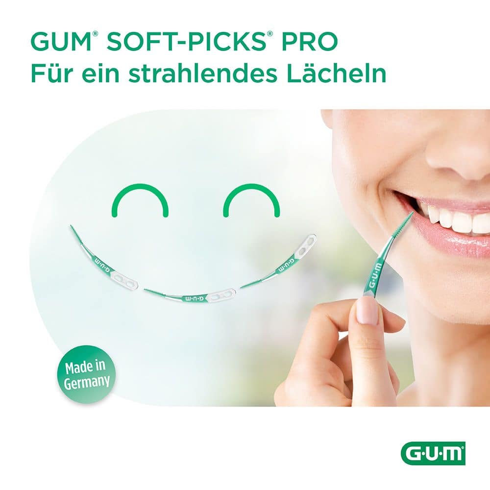 GUM SOFT-PICKS PRO Interdentalbüsten Small 60 St Zahnbürste