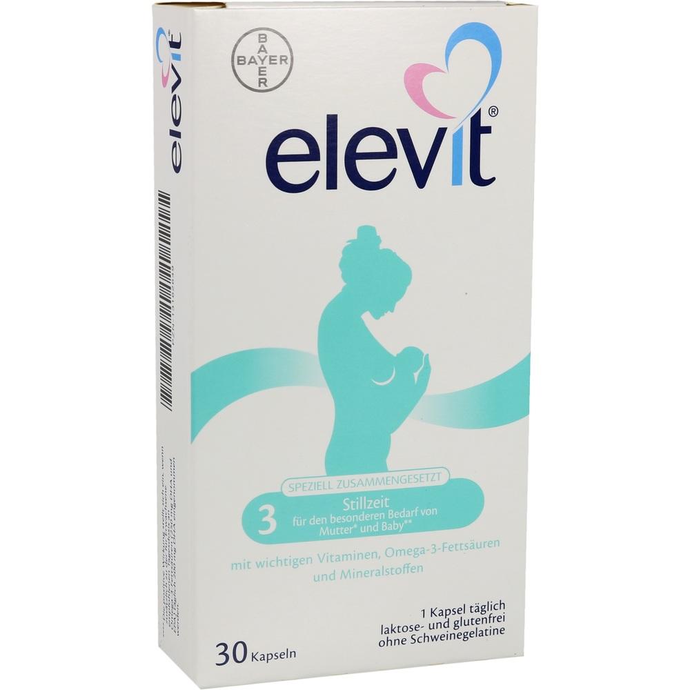 elevit 3 Stillzeit Nach der Geburt 30 St Weichkapseln