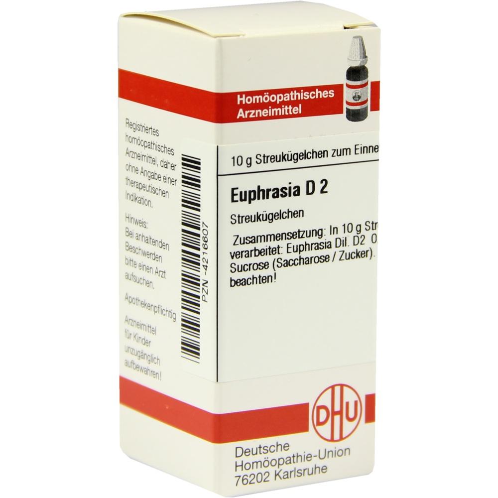 EUPHRASIA D 2 Globuli 10 g Globuli
