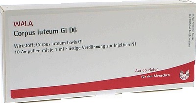 Corpus luteum Gl D6 Ampullen 10X1 ml Ampullen