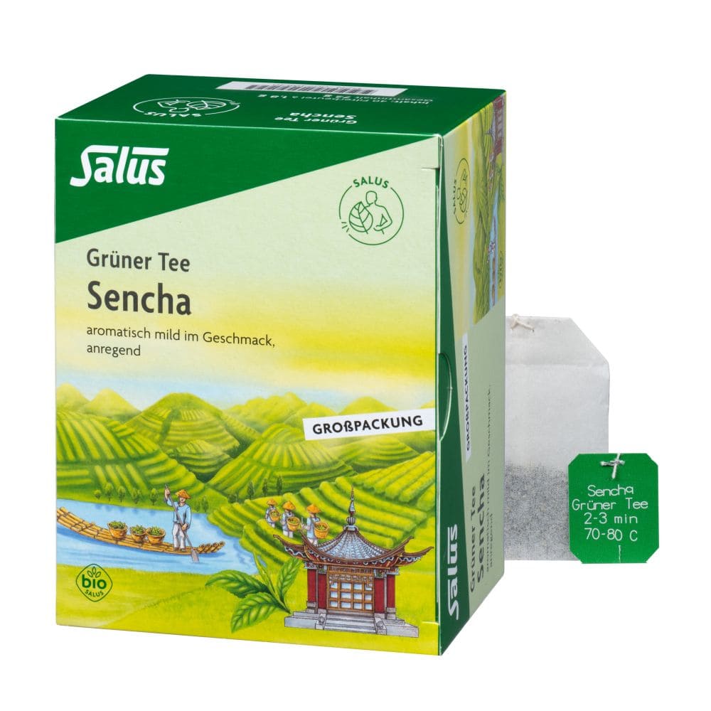 Salus Grüner Tee Sencha 40 St Filterbeutel