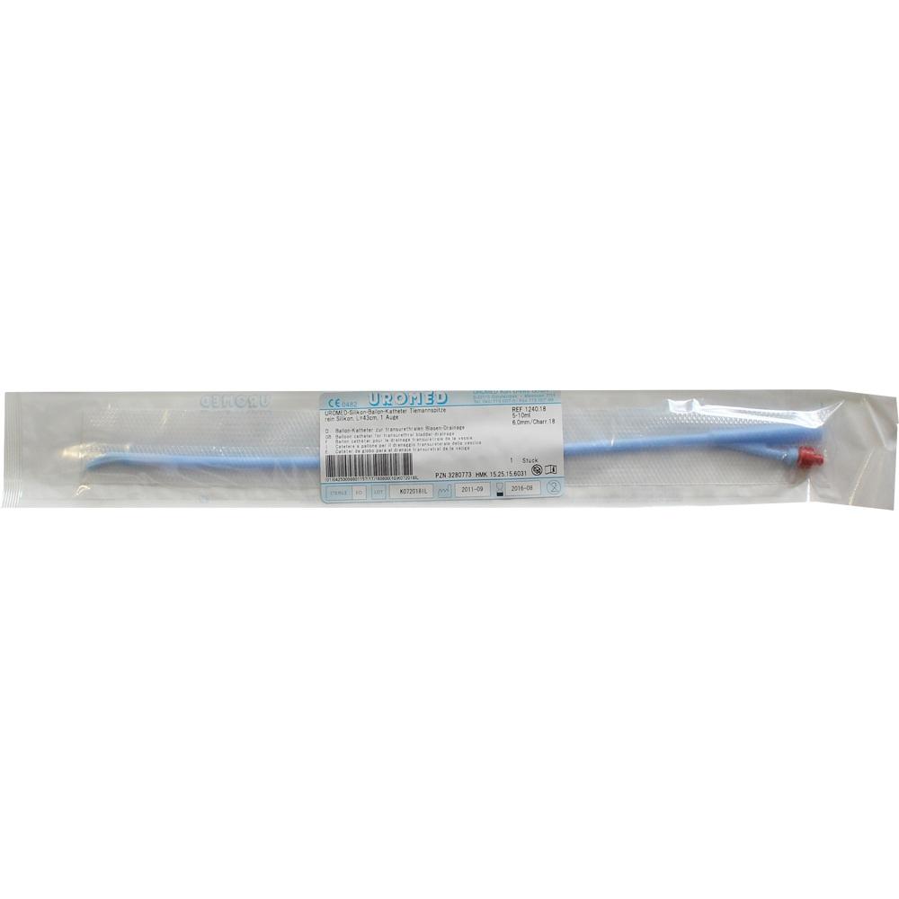 UROMED Ballonkath.Ch 18 Tiemann Silikon 1240 1 St Katheter