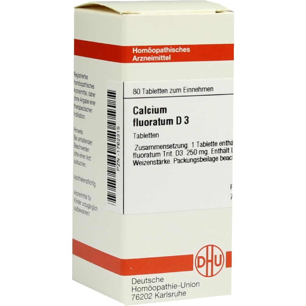 CALCIUM FLUORATUM D 3 Tabletten 80 St Tabletten