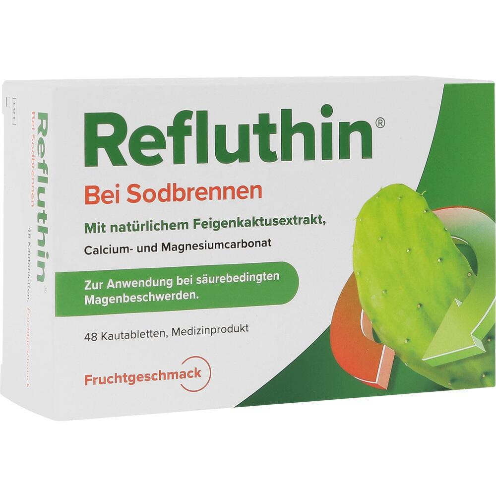 Refluthin bei Sodbrennen Fruchtgeschmack 48 St Kautabletten
