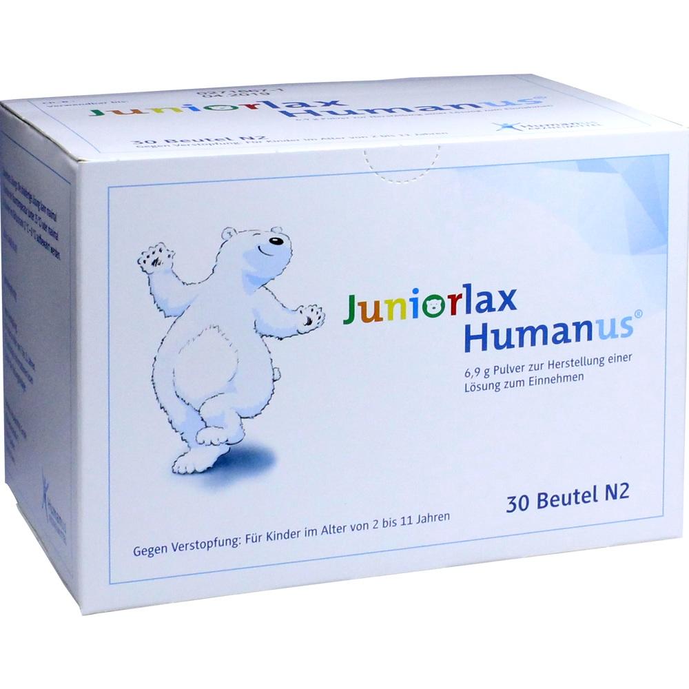 Juniorlax Humanus 30X6.9 g Pulver zur Herstellung einer Lösung zum Einnehmen