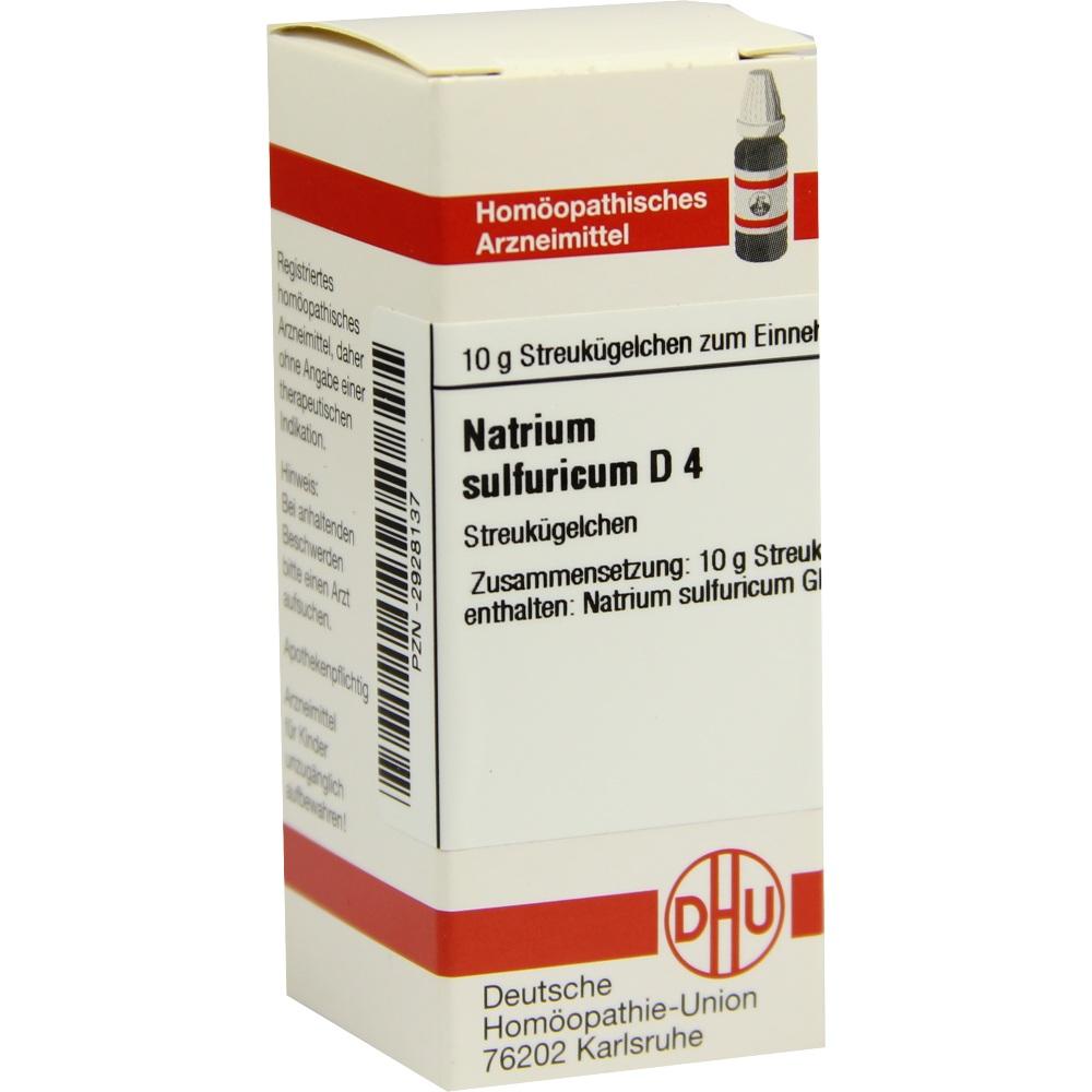 NATRIUM SULFURICUM D 4 Globuli 10 g Globuli