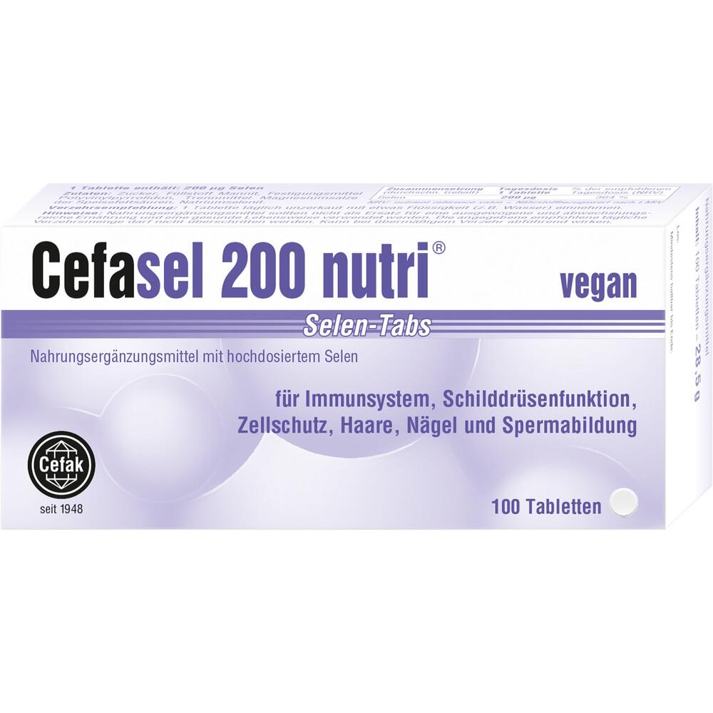Cefasel 200 nutri Selen-Tabs 100 St Tabletten