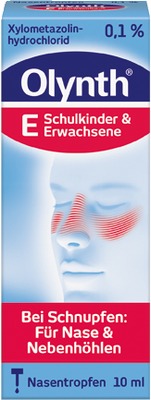 Olynth 0,1% 10ml Schnupfen Lösung für Kinder ab 6 J. & Erwachsene