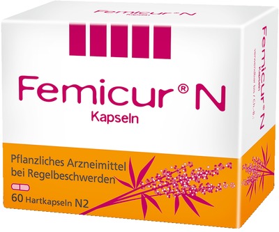 Femicur N Kapseln bei Regelbeschwerden 60 St Hartkapseln