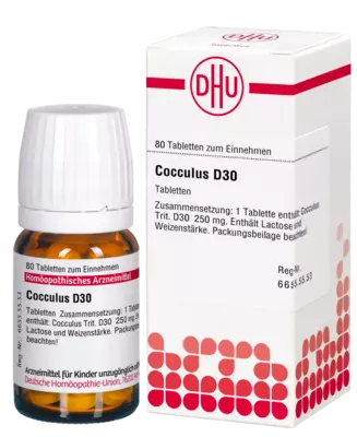 COCCULUS D 30 Tabletten 80 St Tabletten