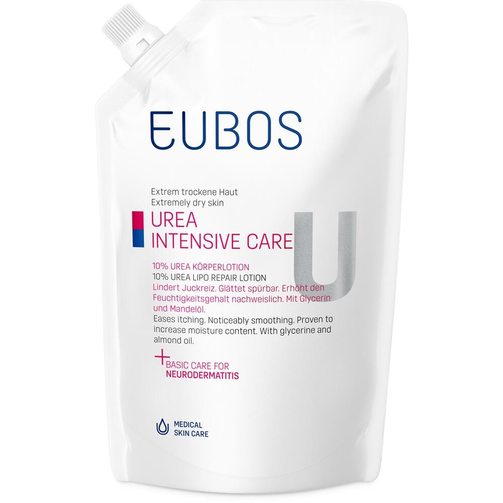 Eubos Extrem trockene Haut UREA INTENSIVE CARE 10% Körperlotion Nachfüllbeutel 400 ml Lotion
