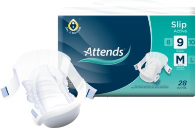 ATTENDS Slip Active 9 medium 28 St | 28 | 0.88 EUR / 1 Stück | 07332152201503