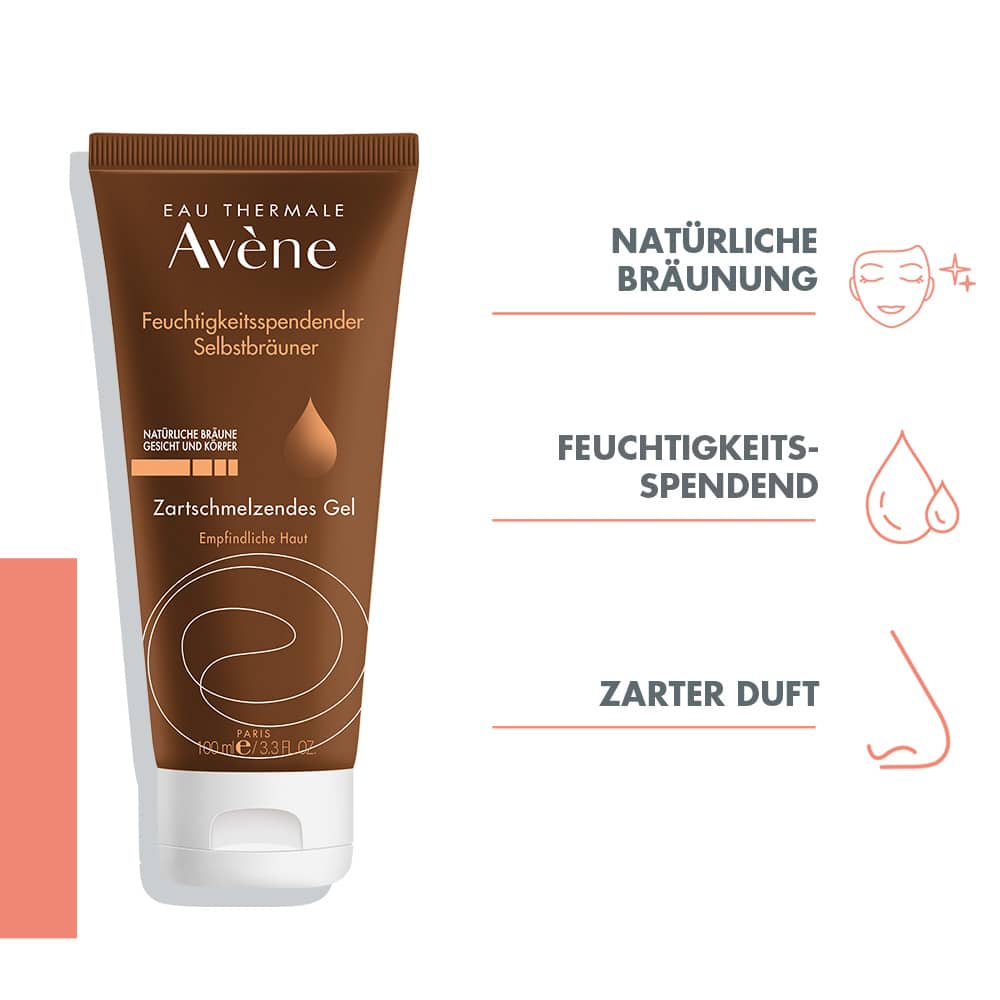 Avène Feuchtigkeitsspendender Selbstbräuner 100 ml Milch
