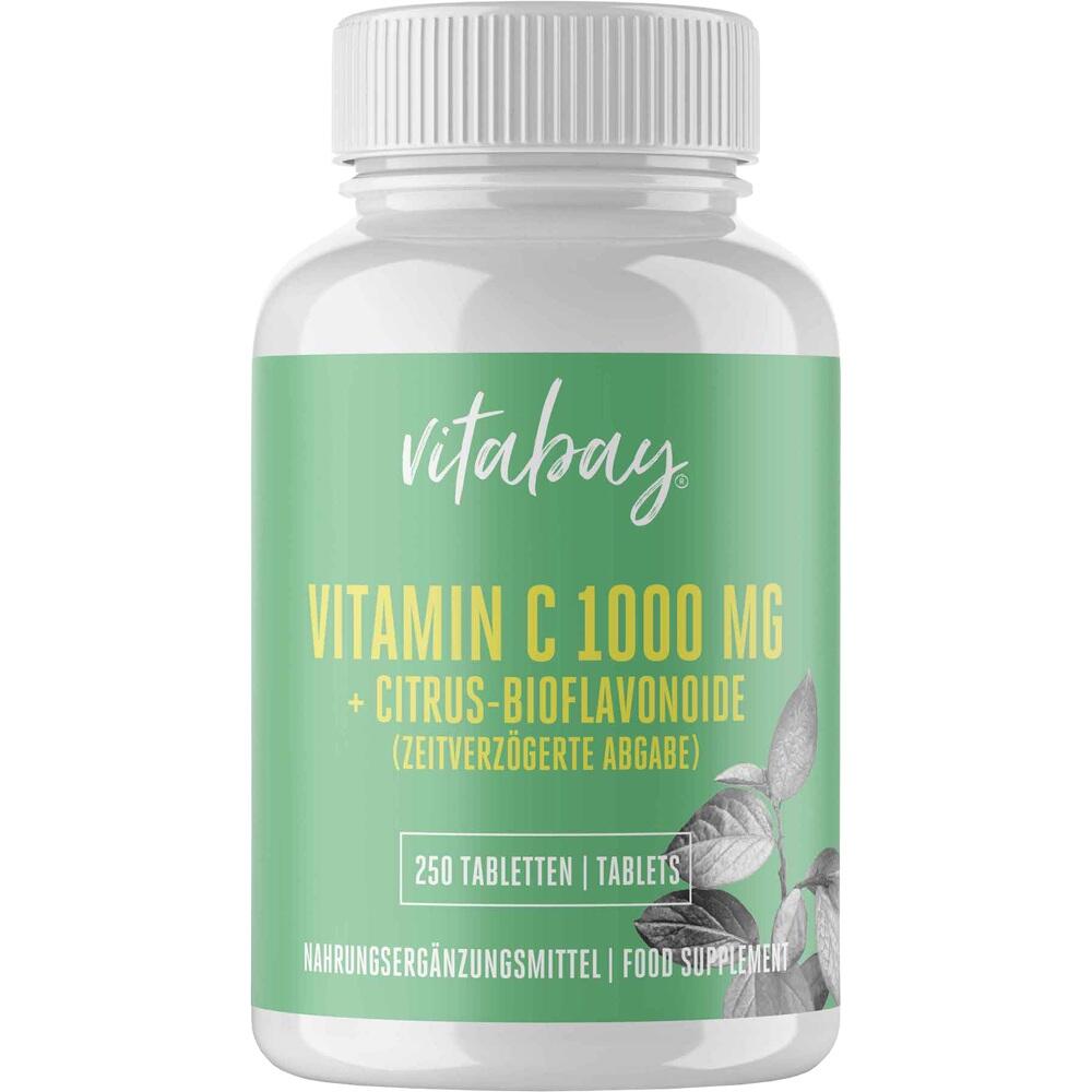 vitabay Vitamin C Bioflavonoide 1000mg  250 St Tablette mit veränderter Wirkstofffreisetzung