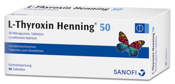 L-Thyroxin Henning 50 98 St Tabletten in Kalenderpackung