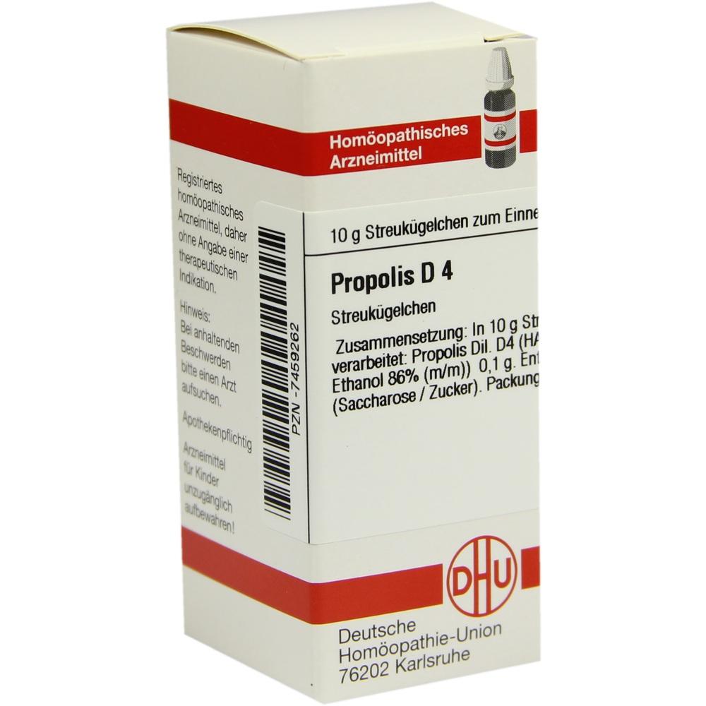 PROPOLIS D 4 Globuli 10 g Globuli