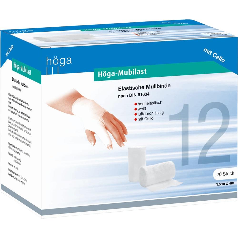 HÖGA MUBILAST Fixierbinde 12 cmx4 m m.Cellophan 1 St Binden