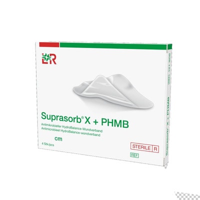 SUPRASORB X+PHMB HydroBalance Wundverb.14x20 cm 5 St Verband