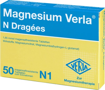 Magnesium Verla N Dragees 50 St Tabletten magensaftresistent