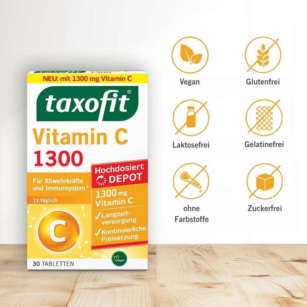 taxofit Vitamin C 1300 30 St Tabletten