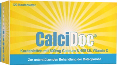CalciDoc 120 St Kautabletten | 120  Kautabletten | 0.21 EUR / 1 Stück | 04260315280801