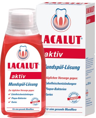 LACALUT aktiv Mundspül-Lösung 300 ml Lösung