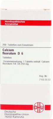 CALCIUM FLUORATUM D 6 Tabletten 200 St Tabletten