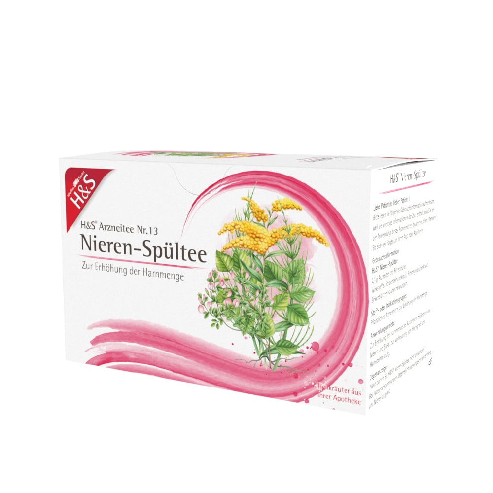 H&S Arzneitee Nieren-Spültee 20X2.0 g Filterbeutel